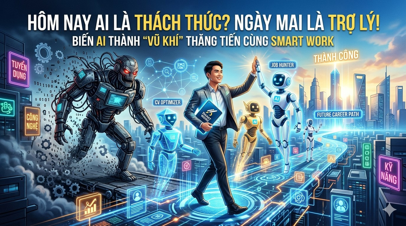 GIẢI MÃ "CƠN ĐỊA CHẤN" SMART WORK: CÚ HÍCH VIỆC LÀM , CHO THẾ HỆ NHÂN VIÊN GENZ
